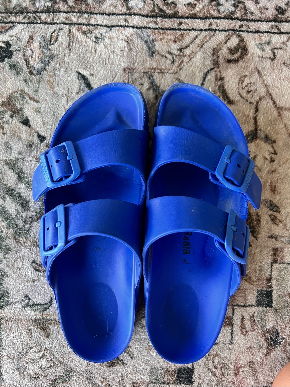 Birkenstock Arizona Essential Sandals Royal Blue Size 37